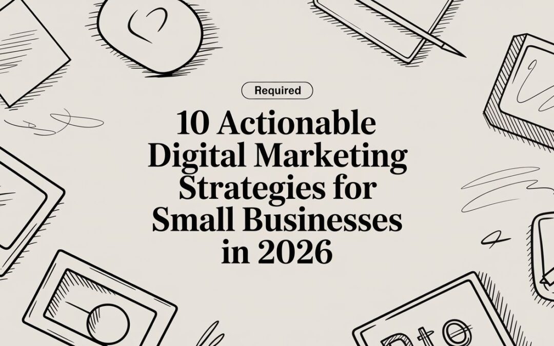 10 Actionable Digital Marketing Strategies for Small Businesses in 2026