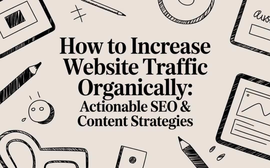 How to increase website traffic organically: Actionable SEO & content strategies