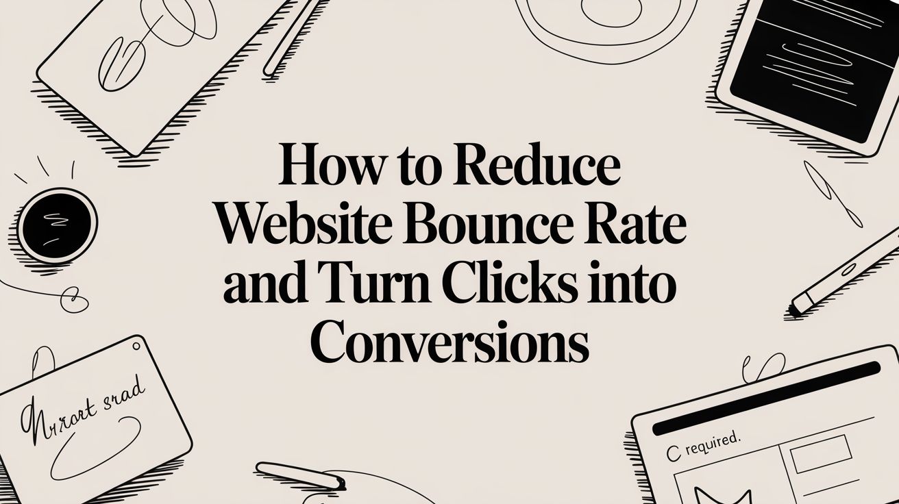 how-to-reduce-website-bounce-rate-workspace-flatlay