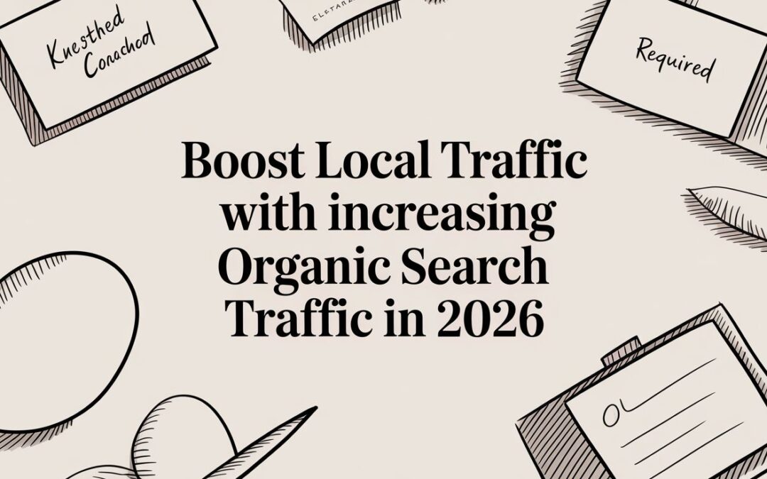 Boost Local Traffic with increasing organic search traffic in 2026