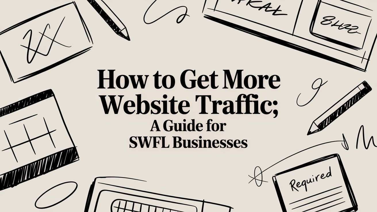 how-to-get-more-website-traffic-business-illustration how-to-get-more-website-traffic-business-illustration