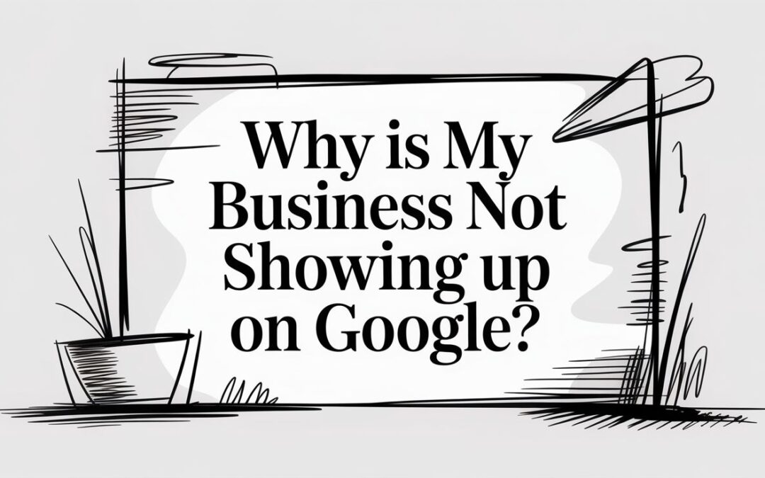 Why Is My Business Not Showing Up On Google?