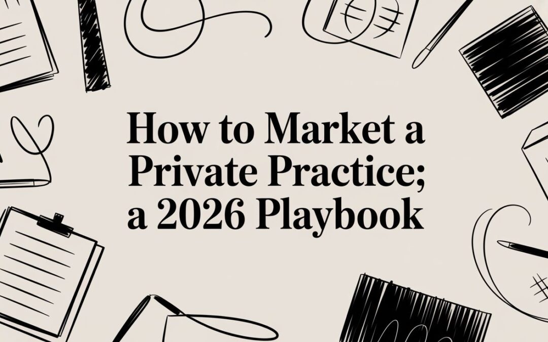 How to Market a Private Practice: A 2026 Playbook