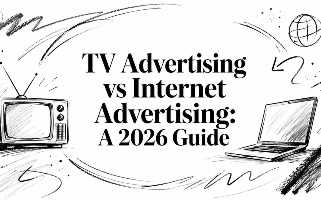TV Advertising vs Internet Advertising: A 2026 Guide