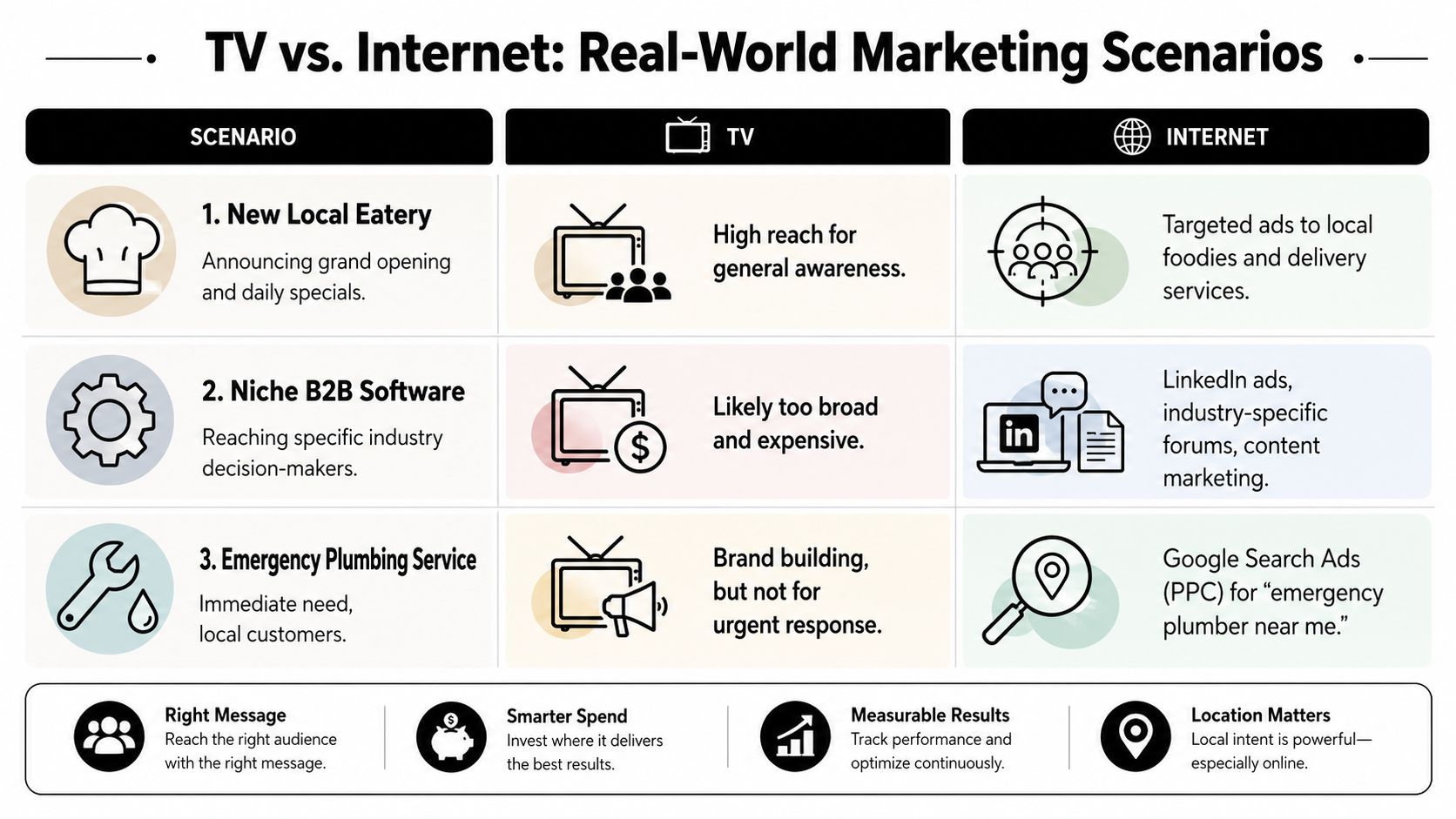 When to Choose TV vs Internet Real-World Scenarios