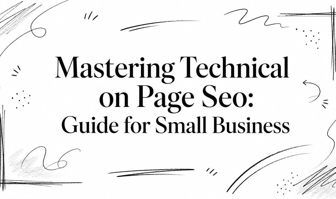 Mastering Technical on Page Seo: Guide for Small Business
