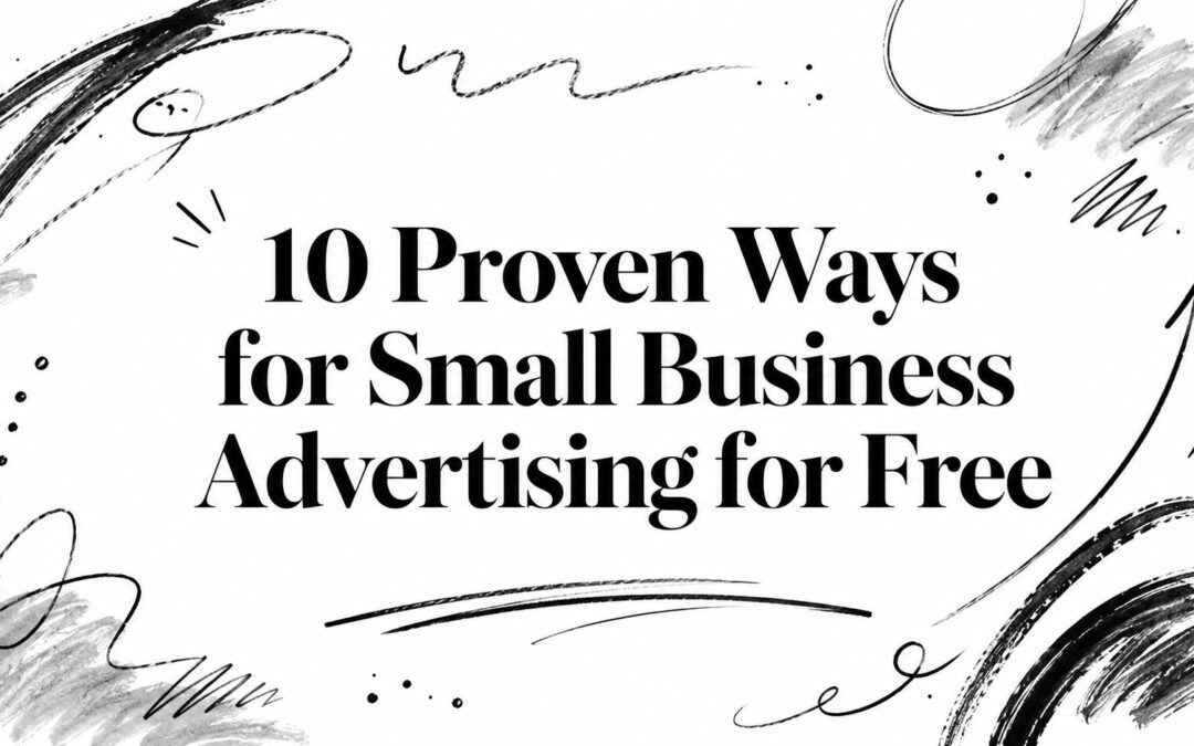 10 Proven Ways for Small Business Advertising for Free