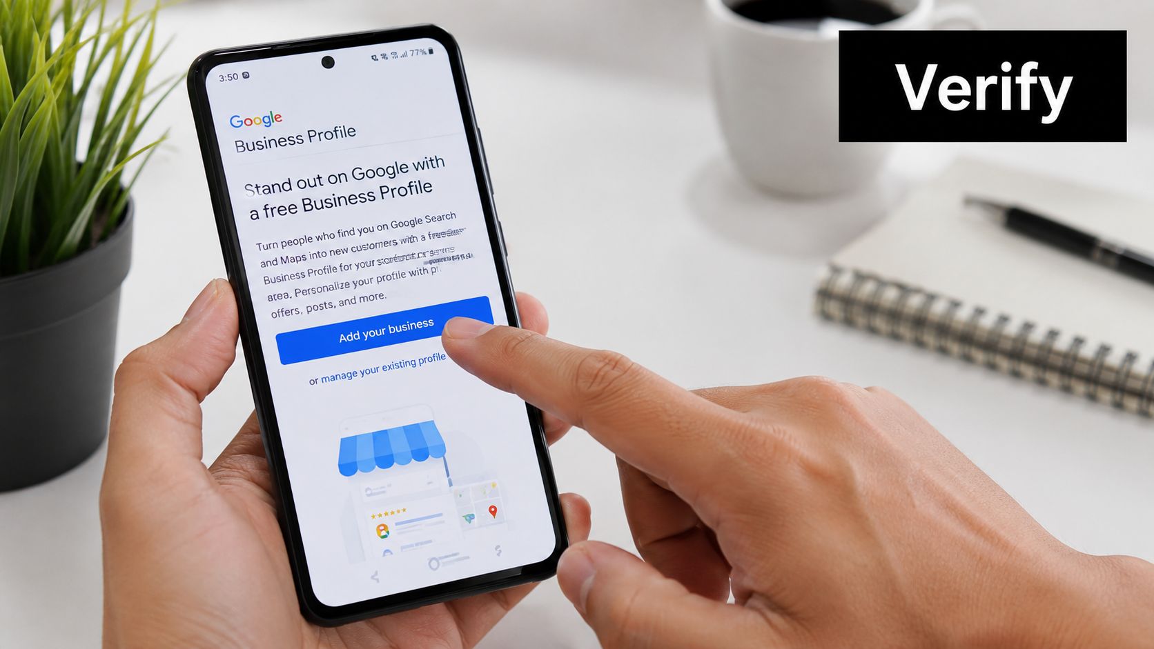 Screenshot from https://business.google.com/create